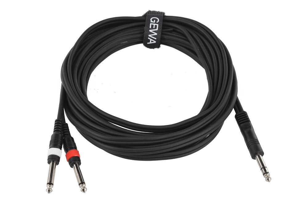 GEWA Basic Line Cavo a Y 6 m, jack stereo a 2 x jack mono