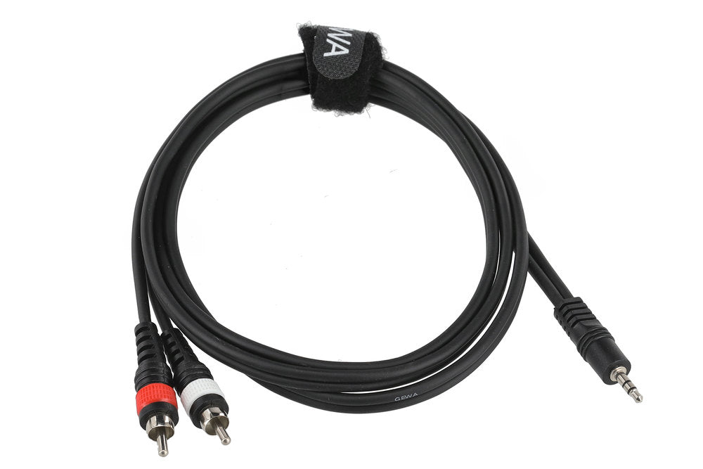 GEWA Basic Line cavo a Y 1,5 m, minijack da 3,5 mm a 2 x cinch