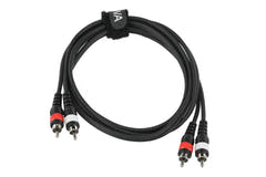 GEWA Basic Line cavo doppio 1,5 m, 2 x cinch a entrambe le estremità