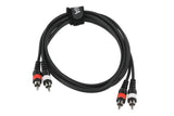 GEWA Basic Line cavo doppio 1,5 m, 2 x cinch a entrambe le estremità