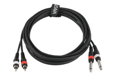 Cavo doppio GEWA Basic Line 3 m, 2 x jack a 2 x cinch