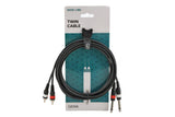 Cavo doppio GEWA Basic Line 3 m, 2 x jack a 2 x cinch