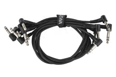 GEWA Basic Line cavo patch 0,6 m, jack stereo angolato, 6 pz.