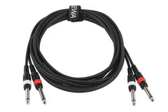 GEWA Basic Line cavo doppio 3 m, 2 x jack mono