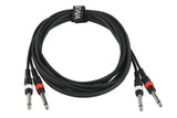 GEWA Basic Line cavo doppio 3 m, 2 x jack mono