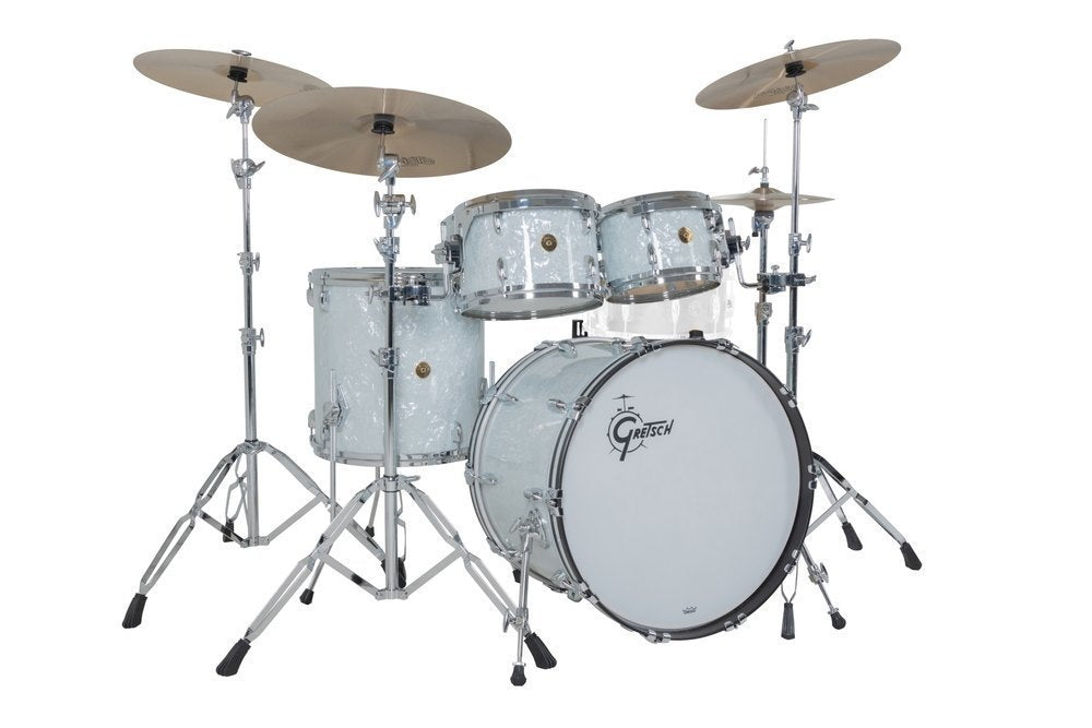 Gretsch USA Custom 4-delt shell set 22", Grey Oyster