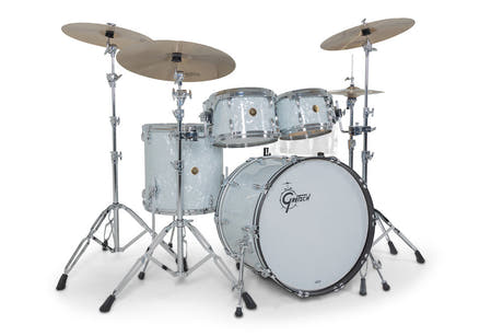 Gretsch USA Custom set shell a 4 pezzi 22", Grey Oyster