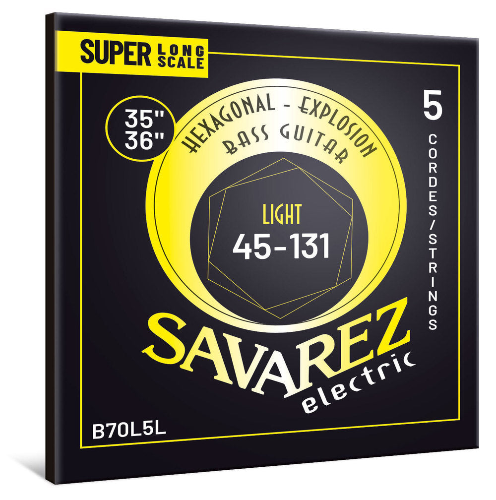 Savarez B70L5L Hexagonal Explosion corde per basso, light super long scale