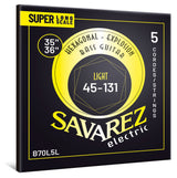 Savarez B70L5L Hexagonal Explosion corde per basso, light super long scale