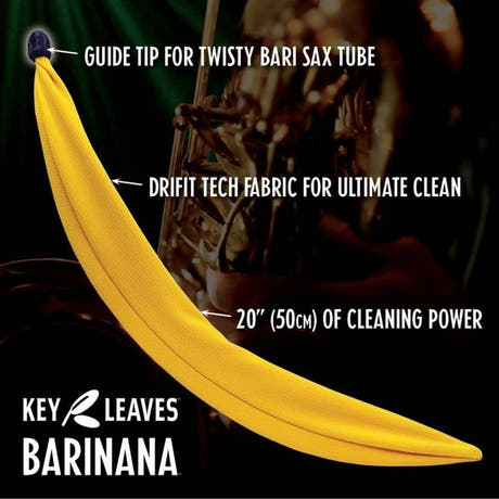 Key Leaves Barinana spazzola per sax baritono, 50 cm
