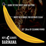 Key Leaves Barinana spazzola per sax baritono, 50 cm