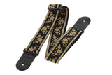 Tracolla per chitarre Ovation Signature in nylon, Multi-Soundhole, Retro Gold