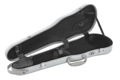 GEWA Polycarbonate custodia sagomata per violino 1/2-4/4, argento