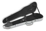 GEWA Polycarbonate custodia sagomata per violino 1/2-4/4, argento