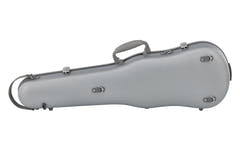 GEWA Polycarbonate custodia sagomata per violino 1/2-4/4, argento