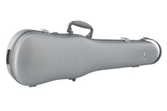 GEWA Polycarbonate custodia sagomata per violino 1/2-4/4, argento