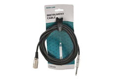 Cavo per strumenti GEWA Basic Line 3 m, mono-jack a XLR maschio