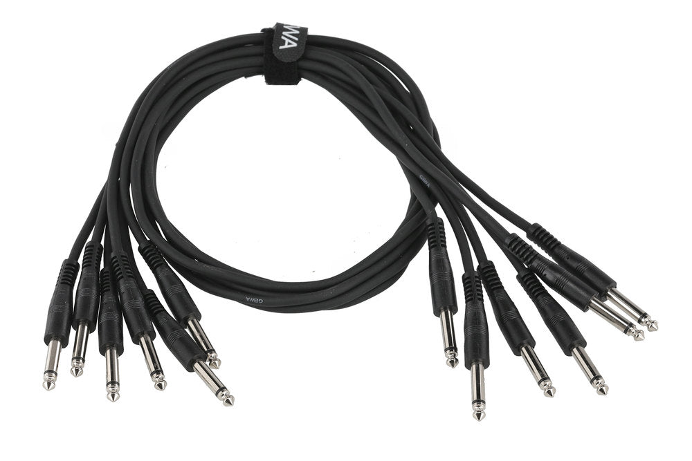 Cavo patch GEWA Basic Line 0,9 m, jack mono dritto, 6 pz.