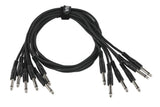 Cavo patch GEWA Basic Line 0,9 m, jack mono dritto, 6 pz.