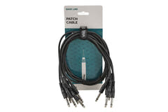 Cavo patch GEWA Basic Line 0,9 m, jack mono dritto, 6 pz.