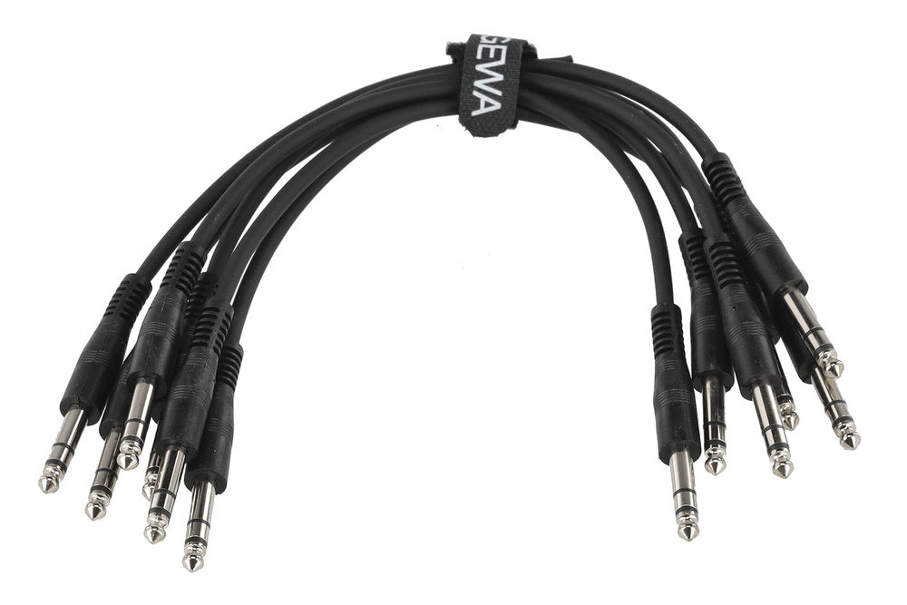 GEWA Basic Line cavo patch 0,3 m, jack stereo diritto, 6 pz.