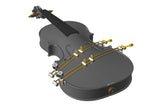 GEWA Two Rod morsetto per crepe per Violoncello, 500 mm