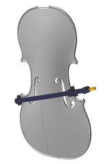 Morsetto per crepe GEWA in alluminio per violini e viola, da 145 a 185 mm