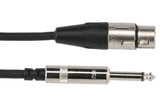 Cavo microfonico GEWA Pro Line 1,5 m, XLR femmina a jack mono