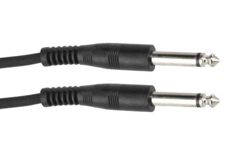 GEWA Basic Line cavo patch 0,1 m, jack mono dritto, 6 pz.