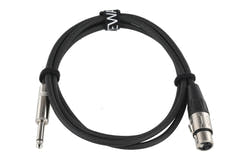Cavo microfonico GEWA Pro Line 1,5 m, XLR femmina a jack mono