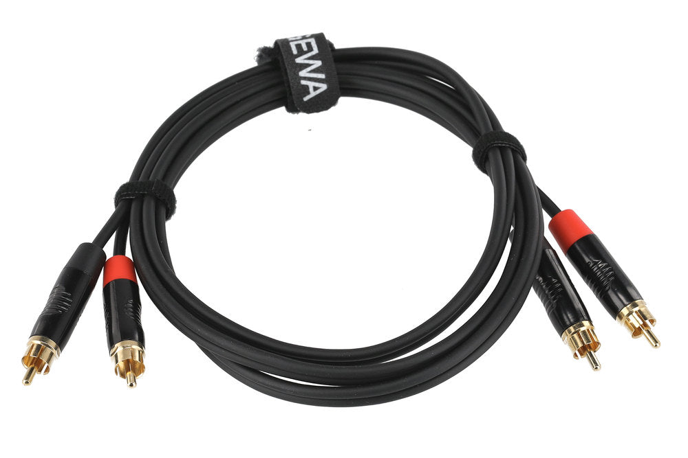 GEWA Pro Line doppio cavo 1,5 m, 2 x cinch