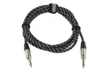 GEWA Pro Line cavo per strumenti 3 m, tweed bianco-nero, jack dritto