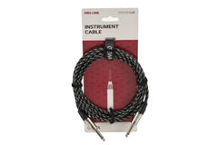 GEWA Pro Line cavo per strumenti 3 m, tweed bianco-nero, jack dritto