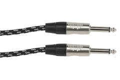 Cavo per strumenti GEWA Pro Line 6 m, tweed nero-bianco, jack dritto