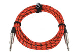 GEWA Pro Line cavo per strumento 3 m, tweed nero-rosso, jack diritto