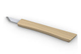 Coltello GEWA in acciaio inossidabile da 6 mm, affilato sul lato destro, con manico