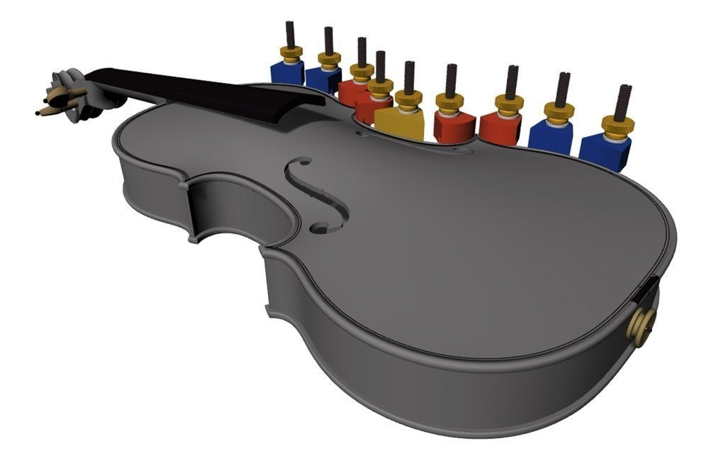 GEWA vite di riparazione per violoncello, rossa, per gli angoli