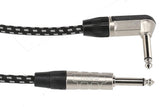 Cavo per strumenti GEWA Pro Line 6 m, tweed bianco e nero, jack angolato