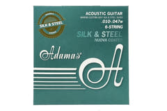 Corde per chitarra Adamas Silk & Steel 4848-NU, Custom-Light .010-.047