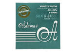 Corde per chitarra Adamas Silk & Steel 4848-NU, Custom-Light .010-.047