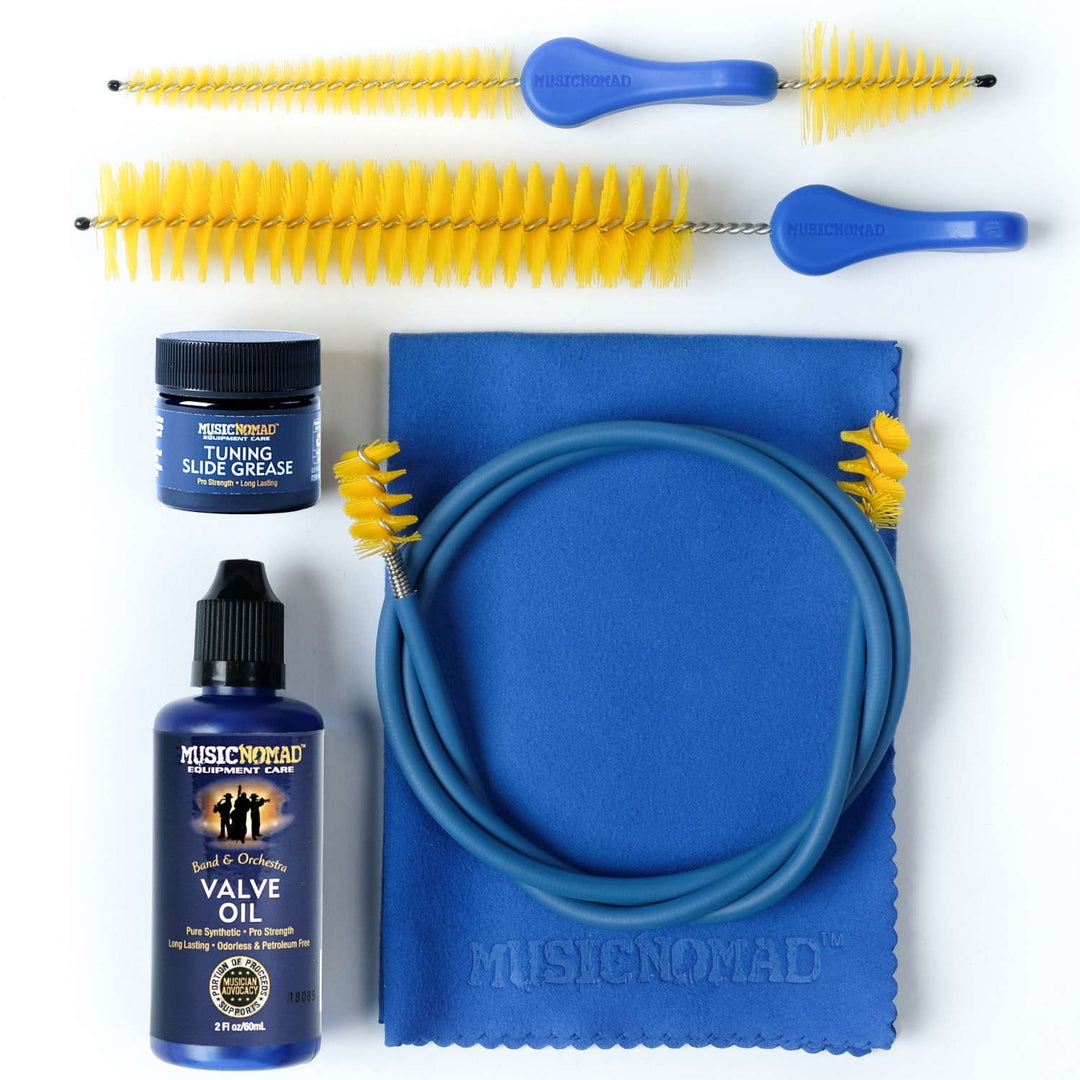 MusicNomad MN770 Kit premium per la cura della tromba