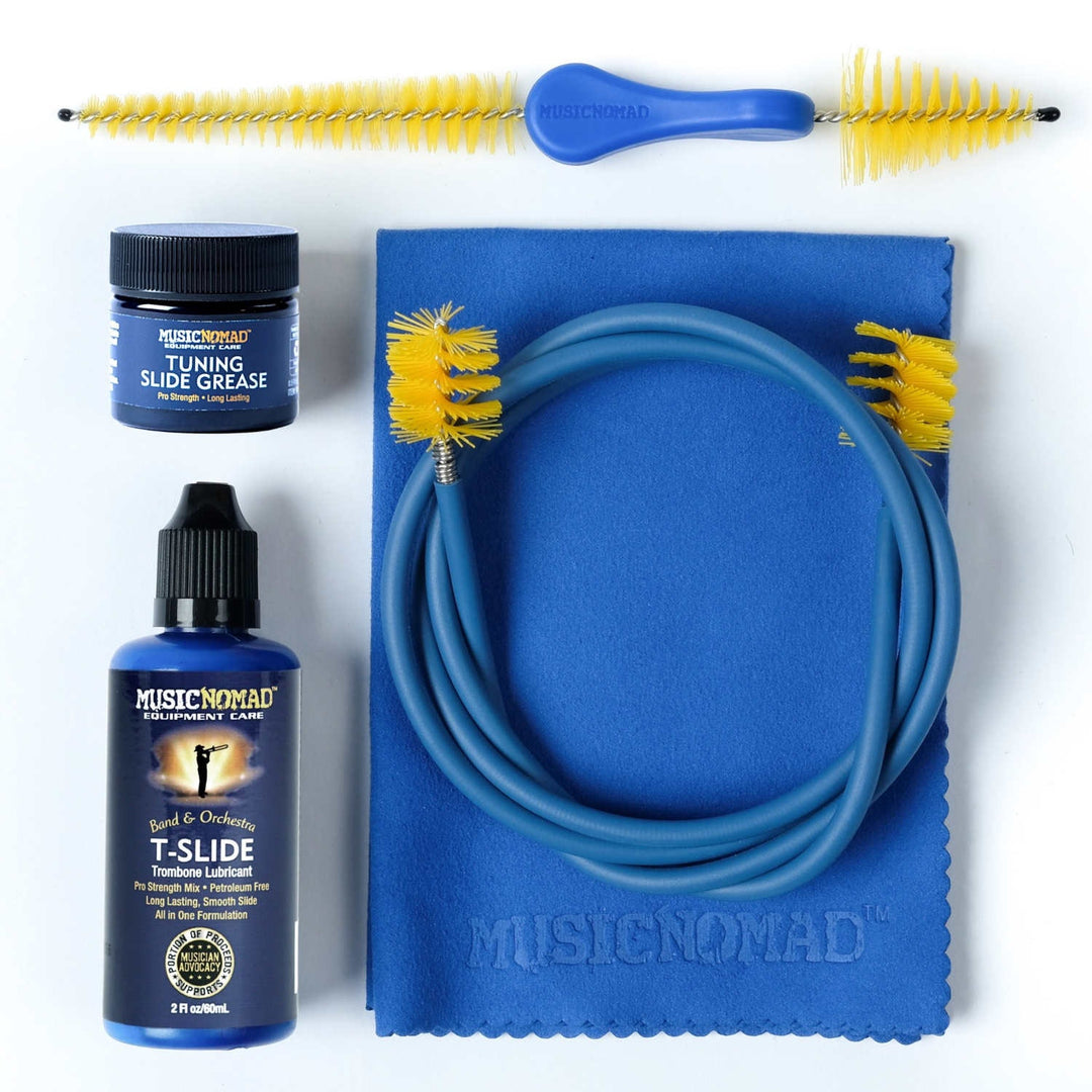 MusicNomad MN771 Kit premium per la cura dei Tromboni