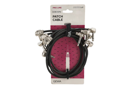 Cavo patch GEWA Pro Line 0,5 m, connettori pancake angolati