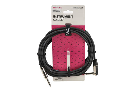 Cavo per strumenti GEWA Pro Line 6 m, da jack diritto a jack angolato