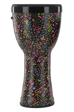 GEWA Liberty Serie djembe impilabile 12", motivo Crazy Neon