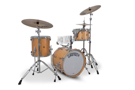 Gretsch Broadkaster 3 pezzi shell set 18", Satin Natural