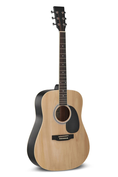 VGS Cataluna chitarra western, naturale, con gig bag