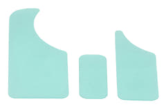 GEWA FACEGUARD piastra paracolpi per chitarra classica, 3 parti, trasparente