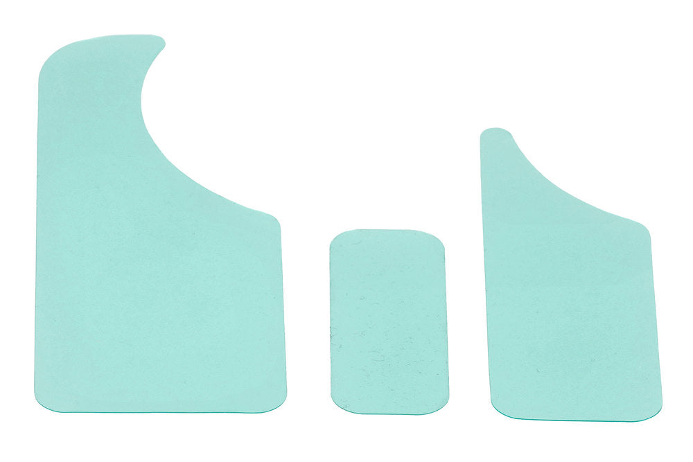 GEWA FACEGUARD piastra paracolpi per chitarra classica, 3 parti, trasparente