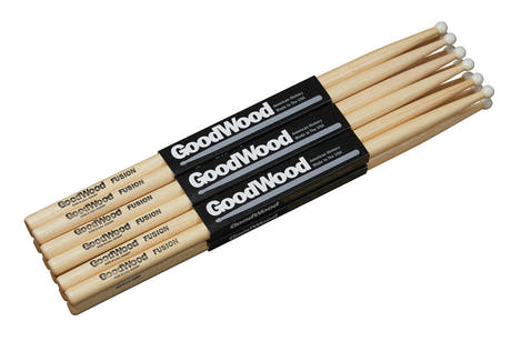 Vater Goodwood Fusion bacchette per batteria, hickory 2ª scelta, punta in nylon